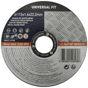 Disque uni à tronçonner le métal - L - 115 x 1,6 mm - Brico Dépôt