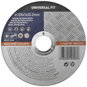 Disque uni à tronçonner le métal - 125 x 1 mm - Brico Dépôt