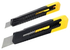 Lot de 2 cutters (9 et18mm) - STHT10202-0 - Stanley - Brico Dépôt