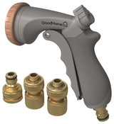 Pistolet metal 7 jets + raccords 12,5 - 15 Mm - GoodHome - Brico Dépôt