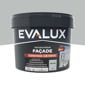 Peinture façade extrême 10 L gris clair mat - Evalux - Brico Dépôt