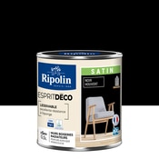 Peinture mur intérieur Satin 0,5 L Noir - Magnusson - Brico Dépôt