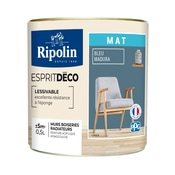 Peinture mur intérieur Mat 0,5 L Bleu madura - Ripolin - Brico Dépôt