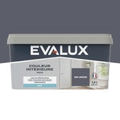 Peinture mur intérieur Mat 2,5 L Gris ardoise - Evalux - Brico Dépôt