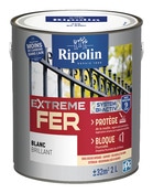 Peinture métal extérieur brillant 2 L blanc - Ripolin - Brico Dépôt