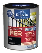 Peinture métal extérieur brillant 2 L noir - Ripolin - Brico Dépôt