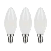 Lot de 3 ampoules LED à filament E14 - 470 Lm et 4000K - Bodner - Brico Dépôt