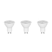 Lot de 3 ampoules LED GU10 - 345 lumens 36D blanc chaud - Bodner - Brico Dépôt