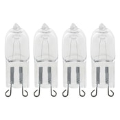 Lot de 4 ampoules halogène G9 46W - 702 Lm et 2800K dimmable - Bodner - Brico Dépôt