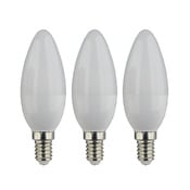 Lot de 3 ampoules LED E14 - 470 Lm et 4000K - Bodner - Brico Dépôt