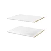 Lot de 2 étagères décor blanc Homny L. 75 X P. 58 cm - Cooke and Lewis - Brico Dépôt