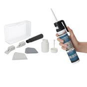 Kit accessoires silicone blanc - Brenner - Brico Dépôt