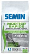 Mortier rapide pour travaux maçonnerie - sac de 5 kg - Semin - Brico Dépôt