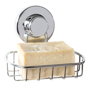 Porte savon chromé ventouse - P. 11,3 cm x H. 5,7 cm x l. 13,4 cm - Brico Dépôt