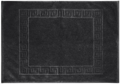 Tapis de bain "Tendance" noir 50 x 70 cm - Brico Dépôt