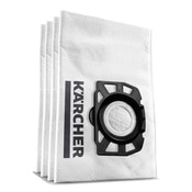 Lot 4 sachets filtre ouate pour aspirateurs Karcher KWD1, KWD2, KWD3,WD2 Plus, WD - Karcher - Brico Dépôt