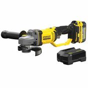 Meuleuse sans fil 125 mm 18 V  + batterie 4 Ah - Stanley Fatmax - Brico Dépôt