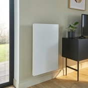 Radiateur céramique à inertie sèche vertical "Meilla" blanc - 1 500 W - Bodner - Brico Dépôt