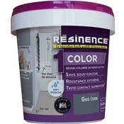 Résine colorée étain, pour rénover et relooker les éléments muraux 250 ml - Resinence - Brico Dépôt