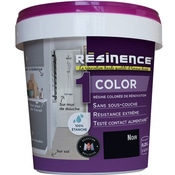 Résine colorée noir, pour rénover les éléments muraux 250 ml - Resinence - Brico Dépôt