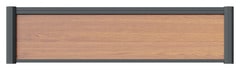Panneau décor aluminium plaque en bois 1835 x 400mm "Almo" - Brico Dépôt