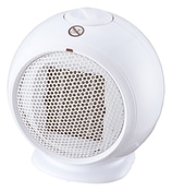 Mini radiateur soufflant 500 W blanc - Brico Dépôt