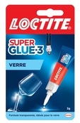 Colle liquide super glue-3 spécial verre, résistante eau et détergents, transparente, 3 g - Loctite - Brico Dépôt