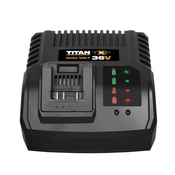 Chargeur rapide pour batterie bitension 36V/18V - Titan - Brico Dépôt