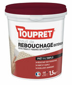 Enduit de rebouchage extérieur 1,5 Kg - Toupret - Brico Dépôt