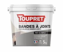 Enduit de bandes à joints en pâte - seau de 5 kg - Toupret - Brico Dépôt