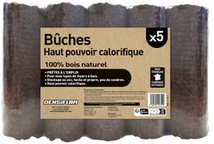 Bûches de bois densifiées densiflam - Brico Dépôt