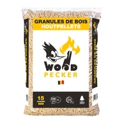 Granulés de bois DINplus - Sac de 15 kg - Brico Dépôt