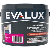 Peinture extérieur jardin Base A Satin 2,5 L - Evalux - Brico Dépôt