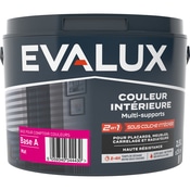 Peinture multi-supports Base A mat 2,5 L - Evalux - Brico Dépôt