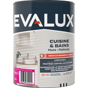 Peinture cuisine et bains Base A Satin 1 L - Evalux - Brico Dépôt