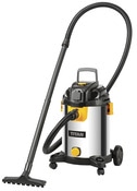 Aspirateur 30 l - 1400 W avec cuve en inox - Titan - Brico Dépôt