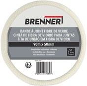 Bande à joints fibre de verre - Rouleau 90 m x 50 mm - Brenner - Brico Dépôt