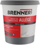 Enduit de rebouchage pâte allégé - Pot 500 g - Brenner - Brico Dépôt