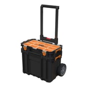 Trolley + organiseur métal et plastique 35 kg - H. 59 x L.56,5 x l. 56,5 cm - Brico Dépôt