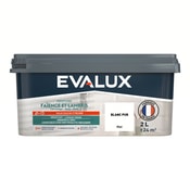 Peinture faïence et lambris Mat 2 L Blanc Pure - Evalux - Brico Dépôt