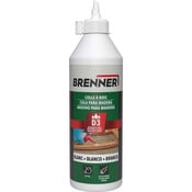 Colle à bois D3 intérieur/extérieur blanche - bouteille 500 ML - Brenner - Brico Dépôt