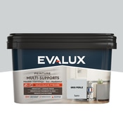 Peinture multi-supports Satin 2 L Gris Perle - Evalux - Brico Dépôt