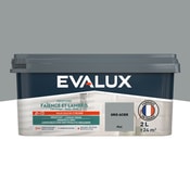 Peinture faïence et lambris Mat 2 L Gris Acier - Evalux - Brico Dépôt