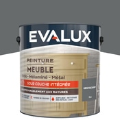 Peinture meuble Mat 2 L Gris Macadam - Evalux - Brico Dépôt