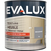 Peinture meuble Mat 0,5 L Gris Eléphant - Evalux - Brico Dépôt