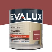 Peinture meuble Mat 0,5 L Rouge Brique - Evalux - Brico Dépôt