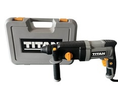 Perceuse filaire SDS Plus à percussion 750 W - 30 Nm - Titan - Brico Dépôt