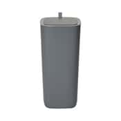 Poubelle "Casetta" à détecteur infrarouge en plastique gris 30l - H. 59cm x l. 27cm - Brico Dépôt