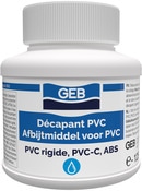 Décapant pour PVC rigide, PVCC ou ABS - 125 ml - GEB - Brico Dépôt