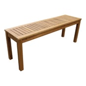 Banc en acacia "LEOTIS" - L. 124 x P. 34 x H.45 cm - Blooma - Brico Dépôt